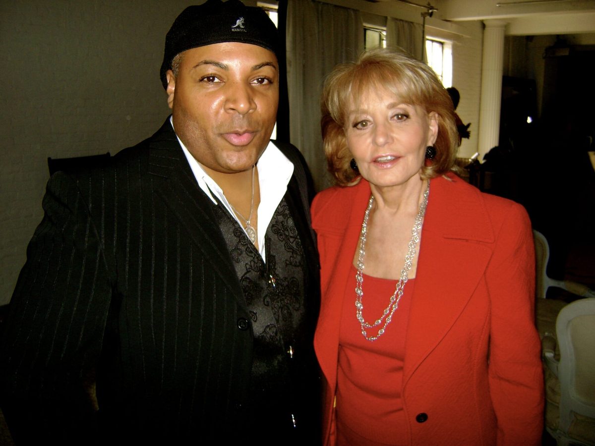 Jeffré Phillips with Barbara Walters
