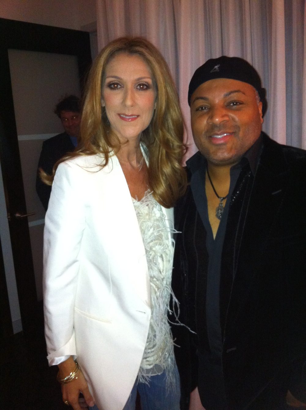 Jeffré Phillips with Celine Dion