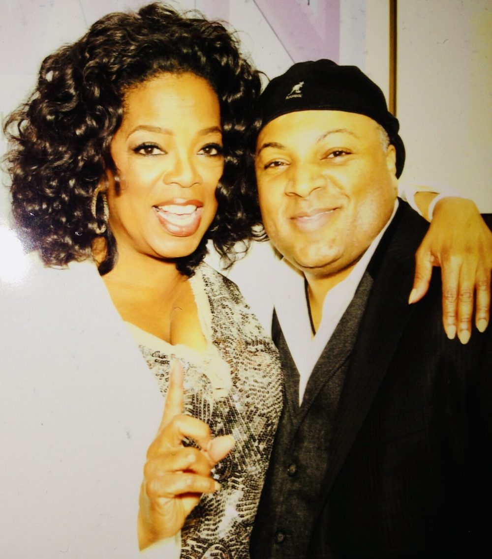 Jeffré Phillips with Oprah Winfrey