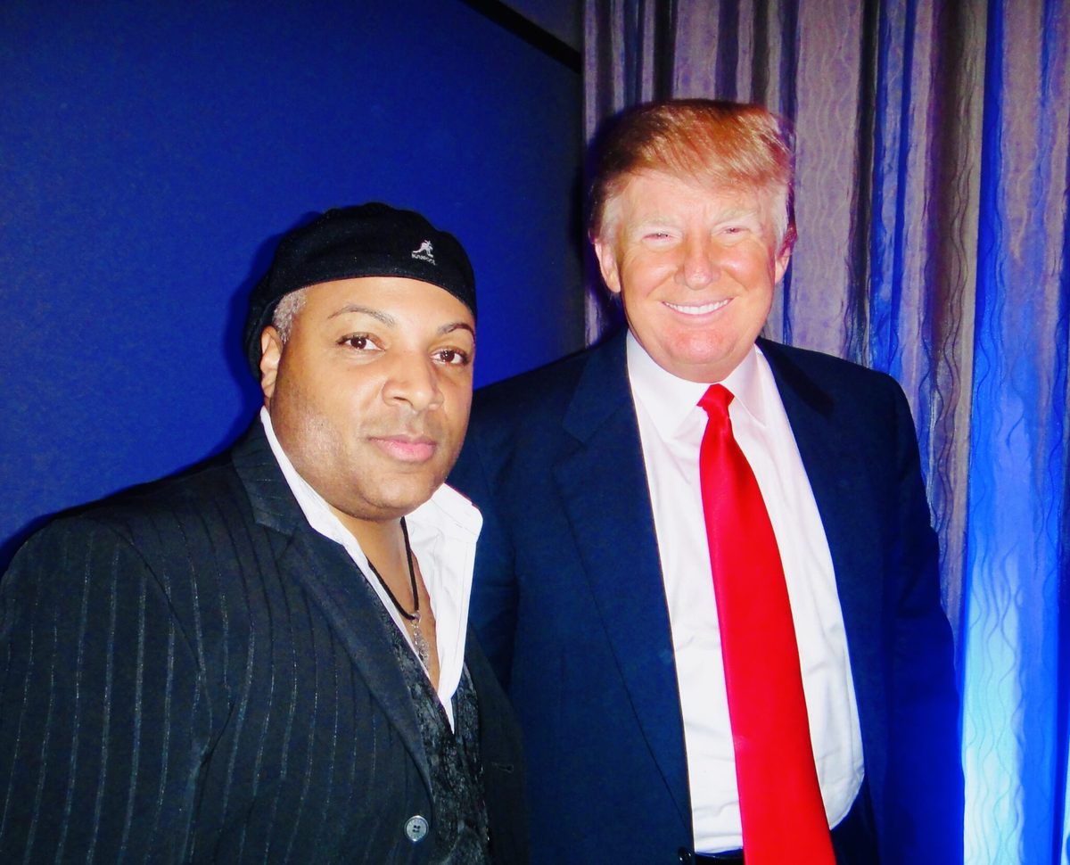Jeffré Phillips with Donald Trump