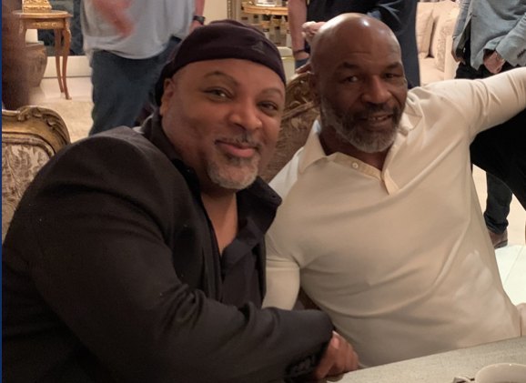Jeffré Phillips with Mike Tyson